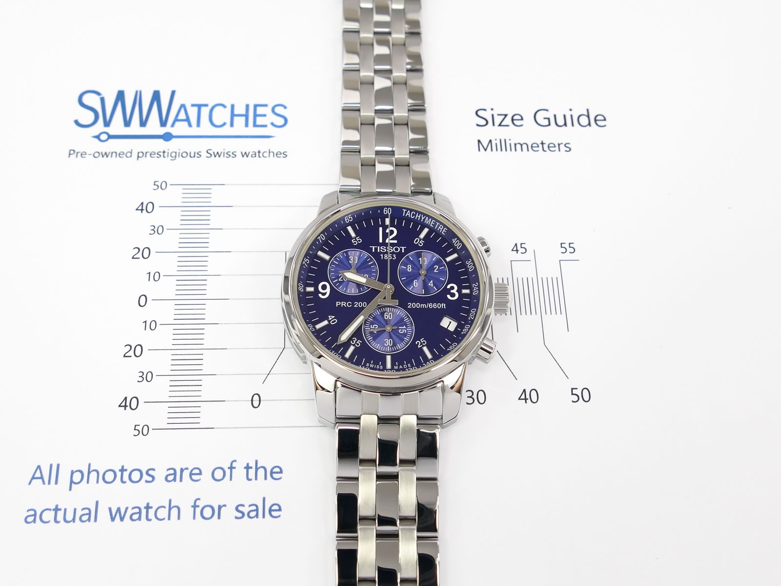 Tissot T-Sport PRC 200 Blue T17.1.586.42 Chronograph – SWWatches