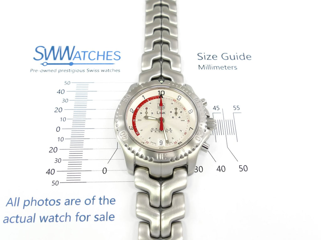 TAG Heuer Link CT1118 case size 41mm