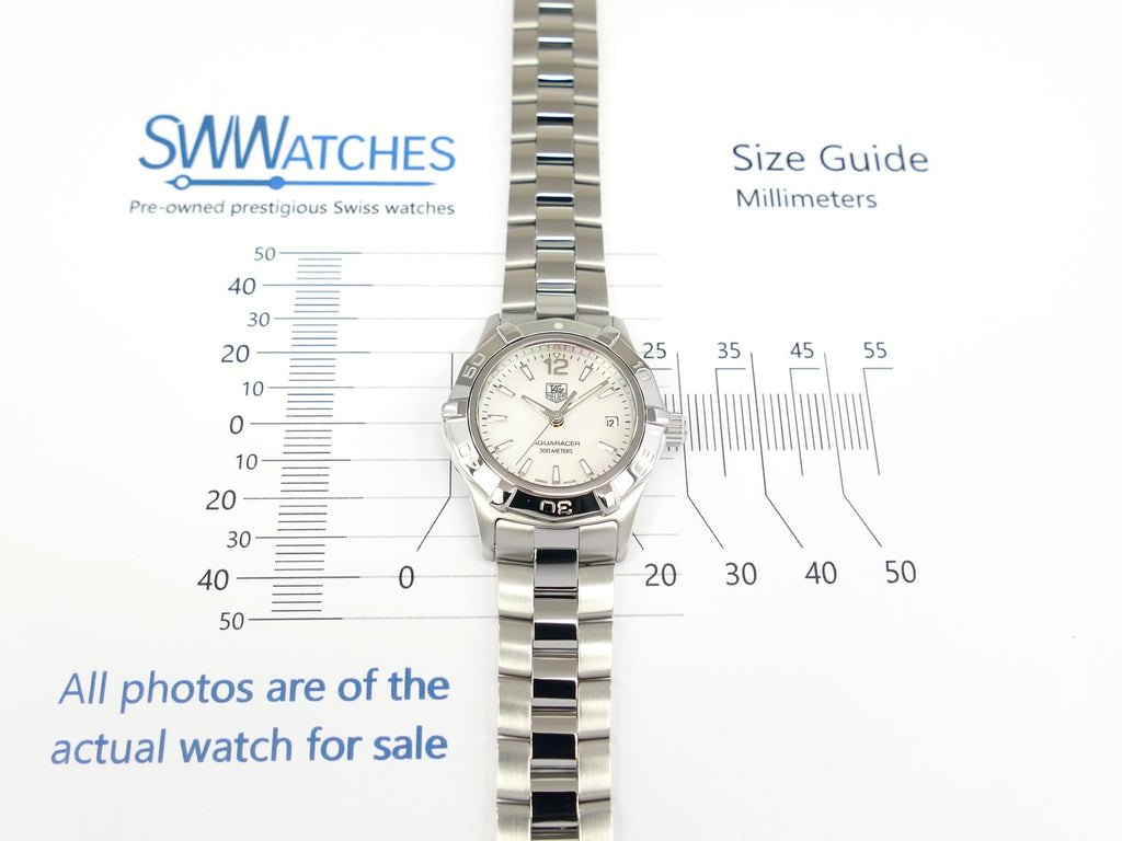 TAG Heuer Aquaracer WAF1414.BA0812 case size 27mm