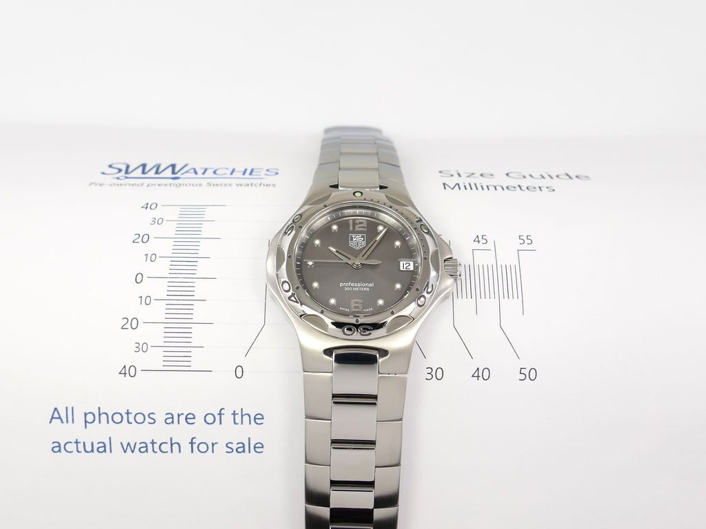 TAG Heuer Kirium Grey Dial WL111G.BA0701 case size 38mm Full Size