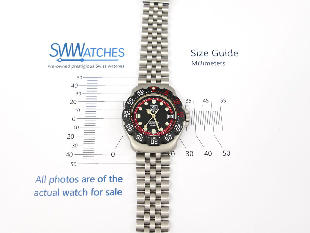 TAG Heuer Formula 1 Black 374.513 / WA1214 Mid size 35mm