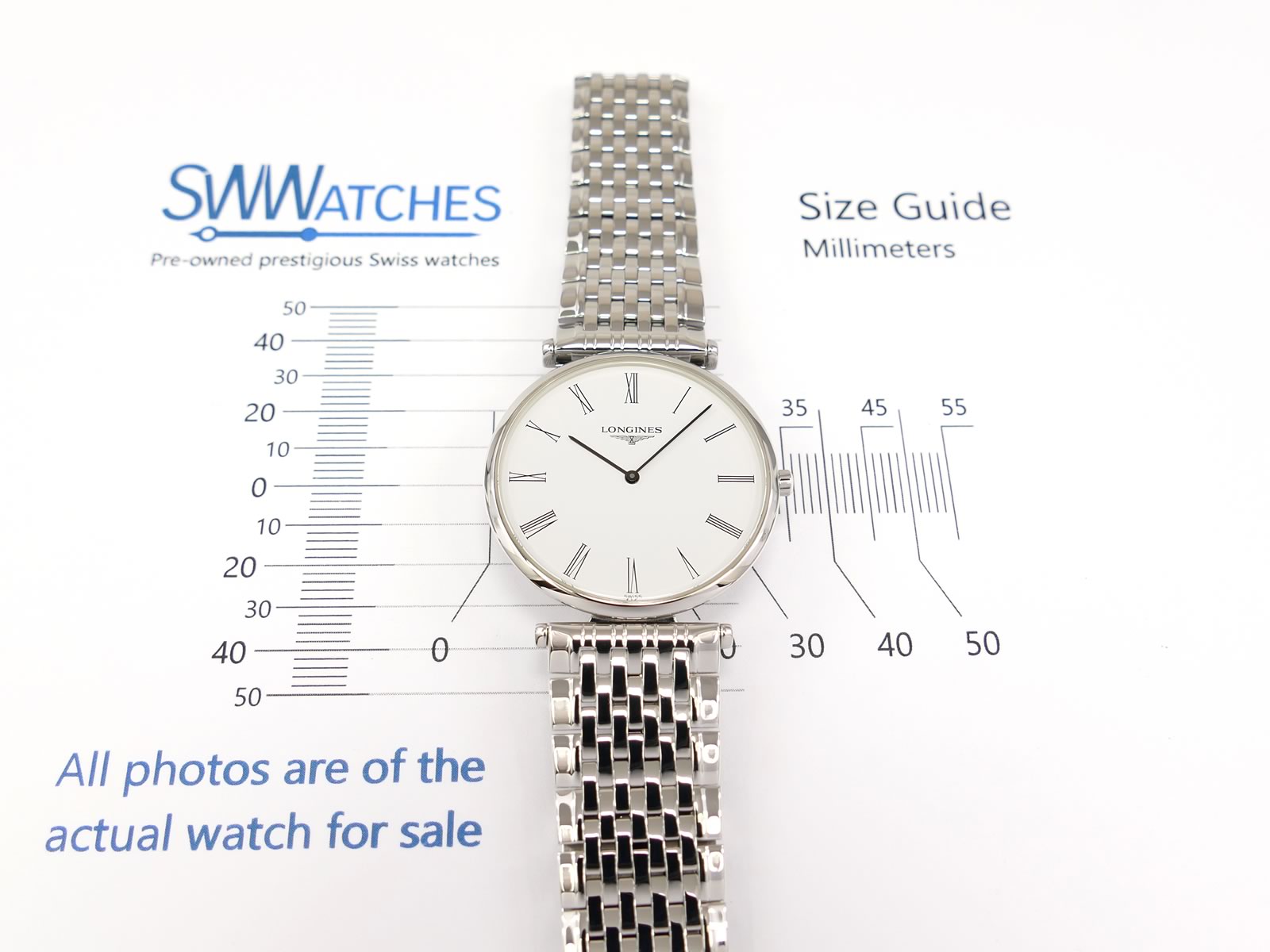 Longines La Grande Classique L4.709.4.11.6 case size 33mm