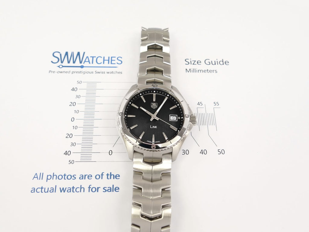TAG Heuer Link WAT1110.BA0950 case size 40mm