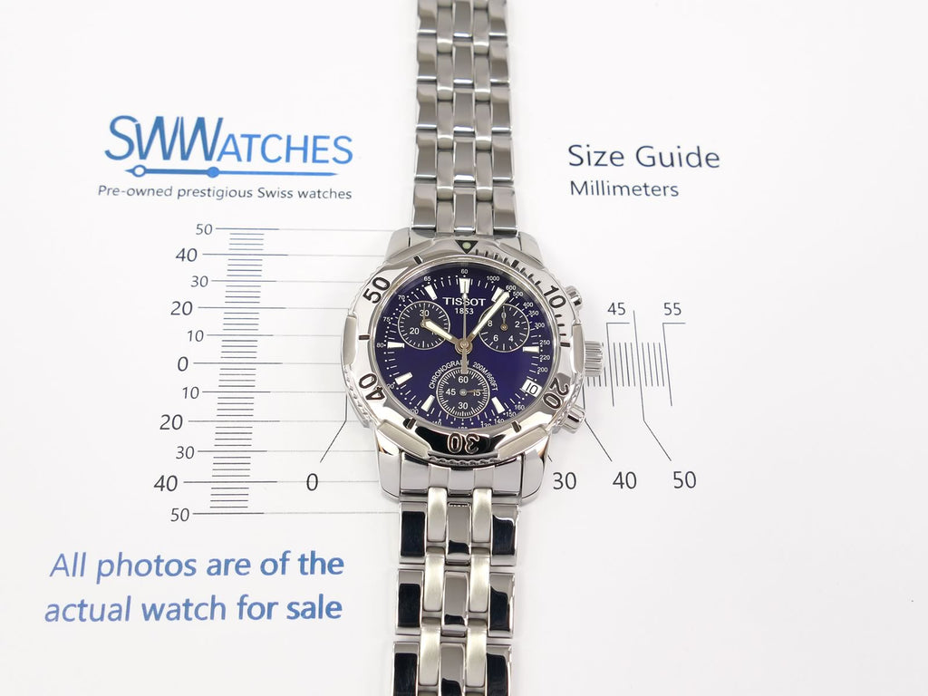 Tissot T-Sport PRS 200 Blue T17.1.486.44 case size 40mm