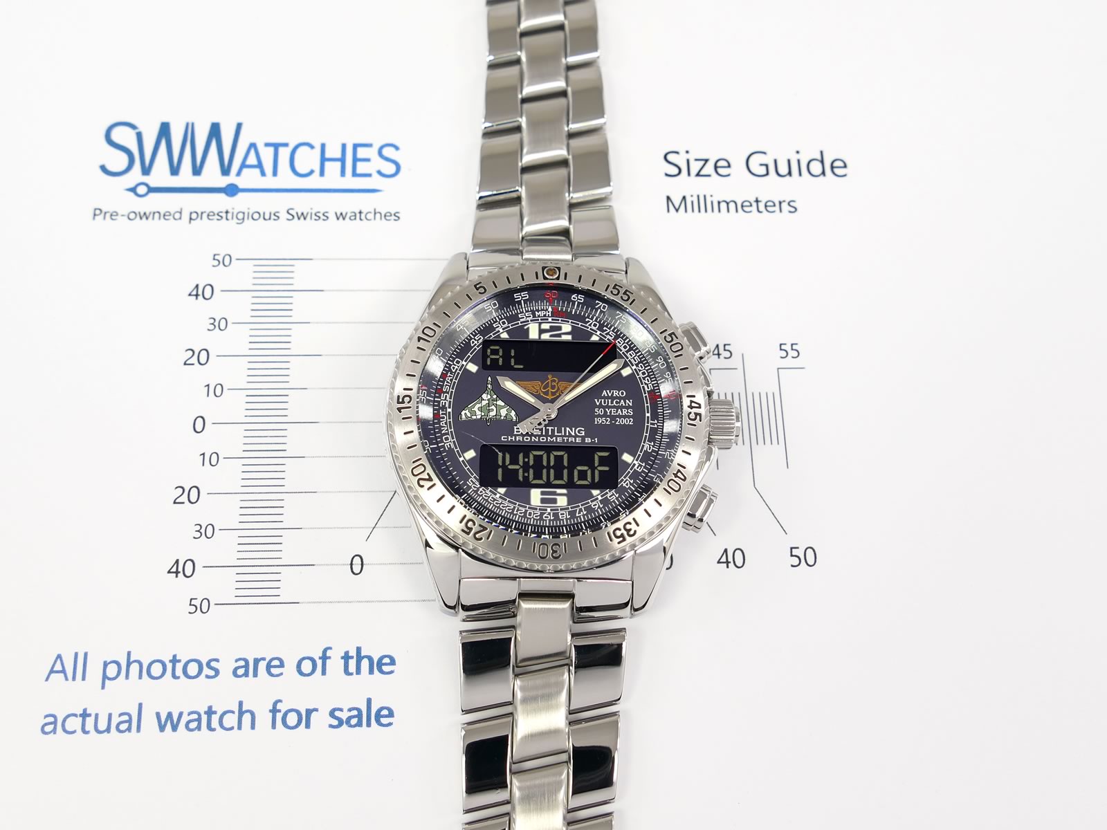 Breitling Professional B-1 Grey A68362 case size 44mm