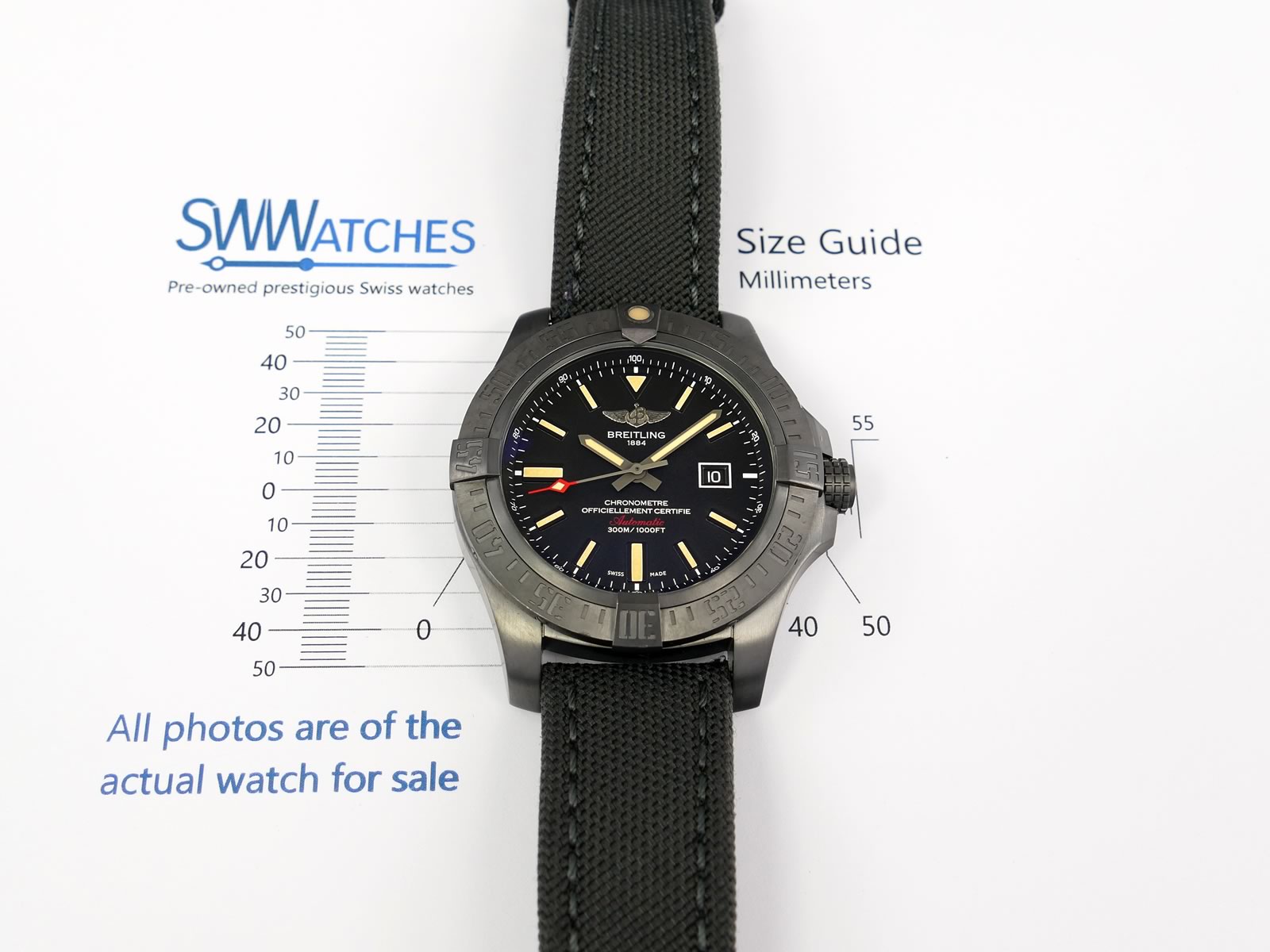 Breitling Avenger Blackbird 48mm case