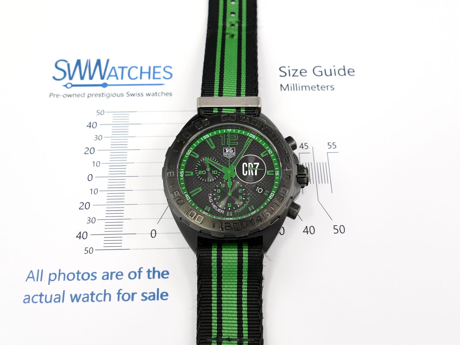 TAG Heuer Formula 1 CR7 case size 42mm CAZ1113