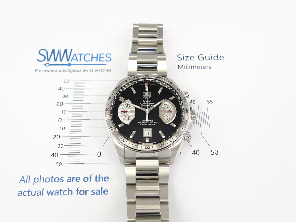 TAG Heuer Grand Carrera CAV511A.BA0902 case size 43mm