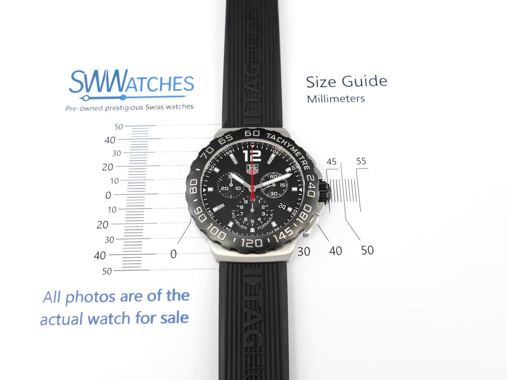 TAG Heuer Formula 1 Chronograph 42mm Case Size CAU1110.FT6024