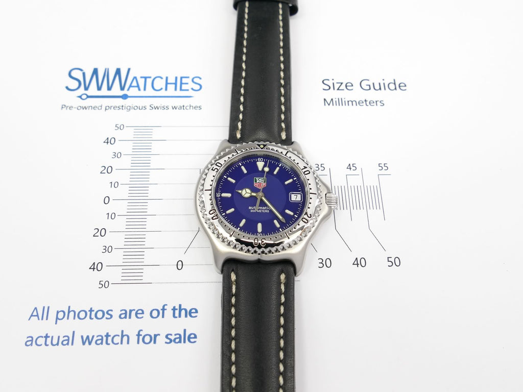 TAG Heuer SEL WI2111 case size 38mm