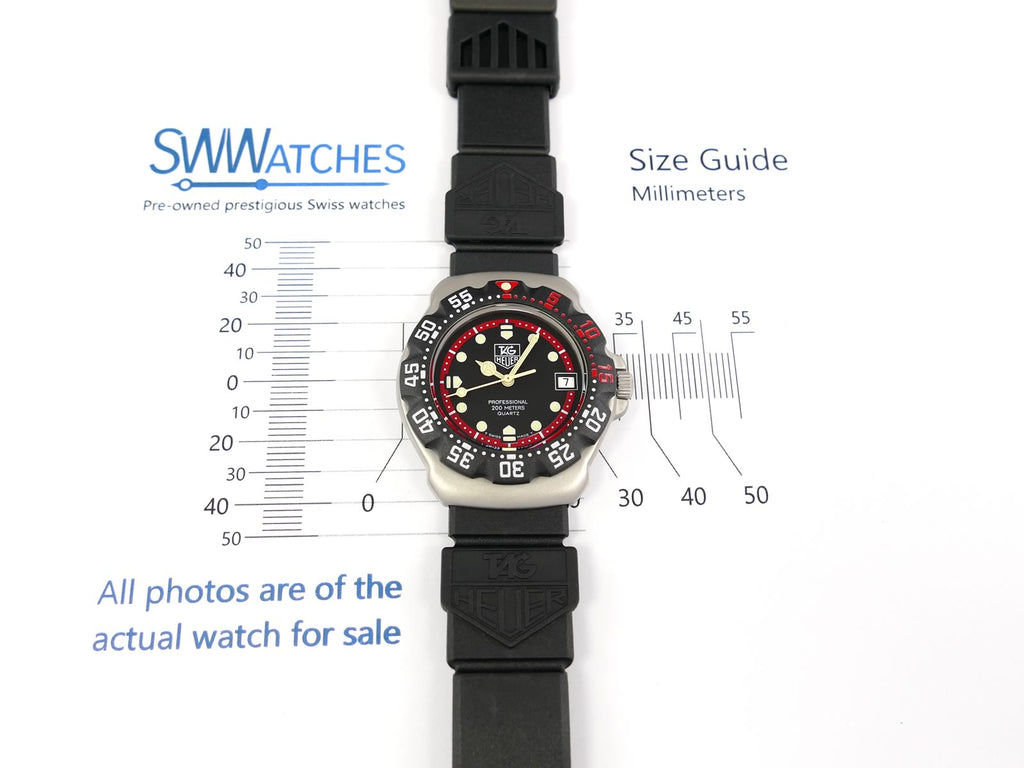 TAG Heuer Formula 1 WA1214 Mid size F1 New Bezel & Strap – SWWatches