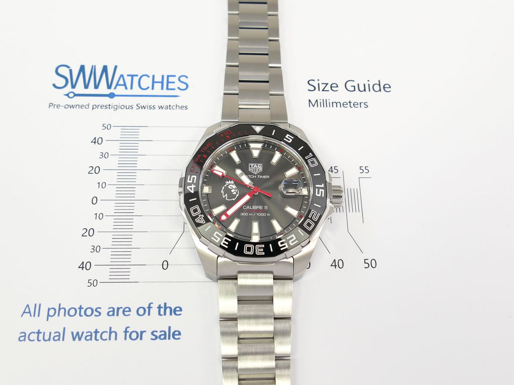 TAG Heuer Aquaracer Premier League WAY201D.BA0927 case size 43mm