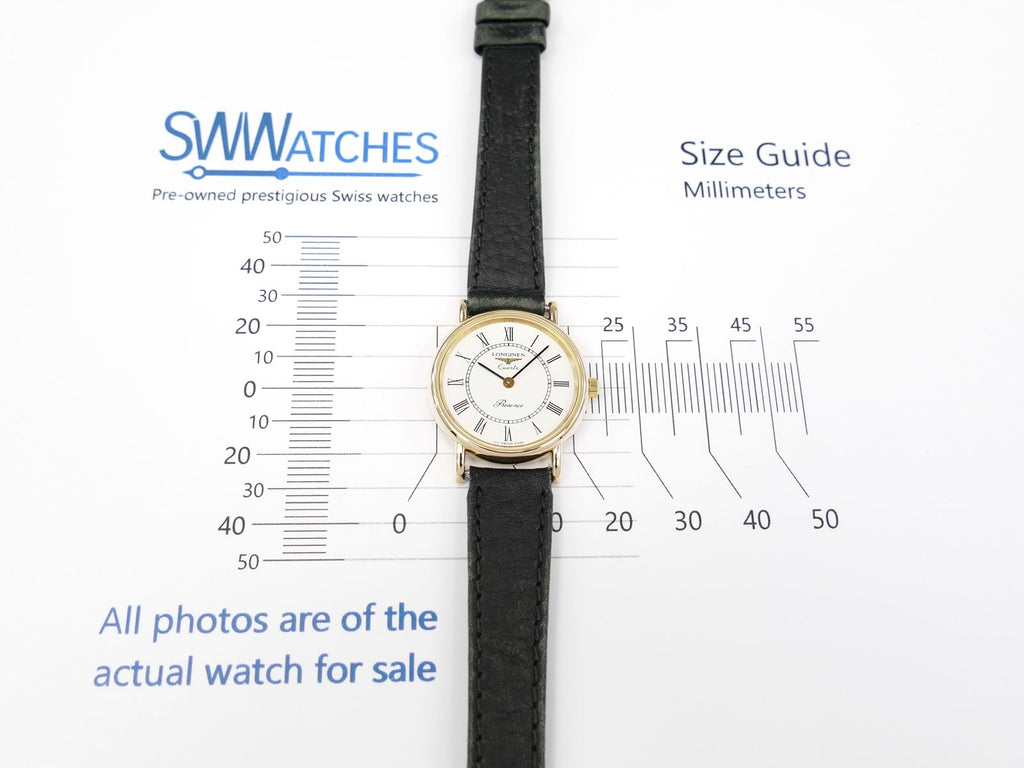 Longines Presence 23mm case size
