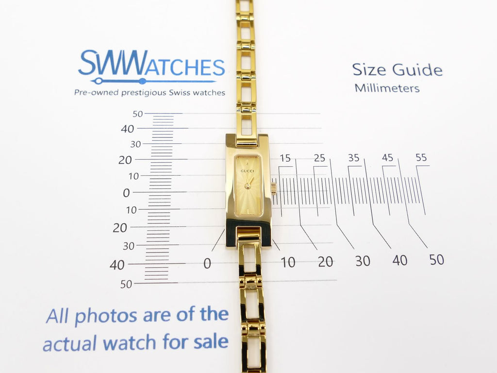 Gucci 3900L case size 12 x 34mm