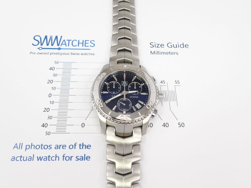 TAG Heuer Link Blue Dial 41mm Chrono CJ1112.BA0576