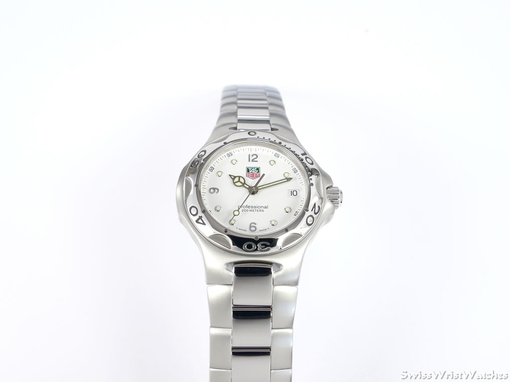 TAG Heuer Kirium Professional Mid Size WL1215.BA0706 White Dial 34mm Quartz Date