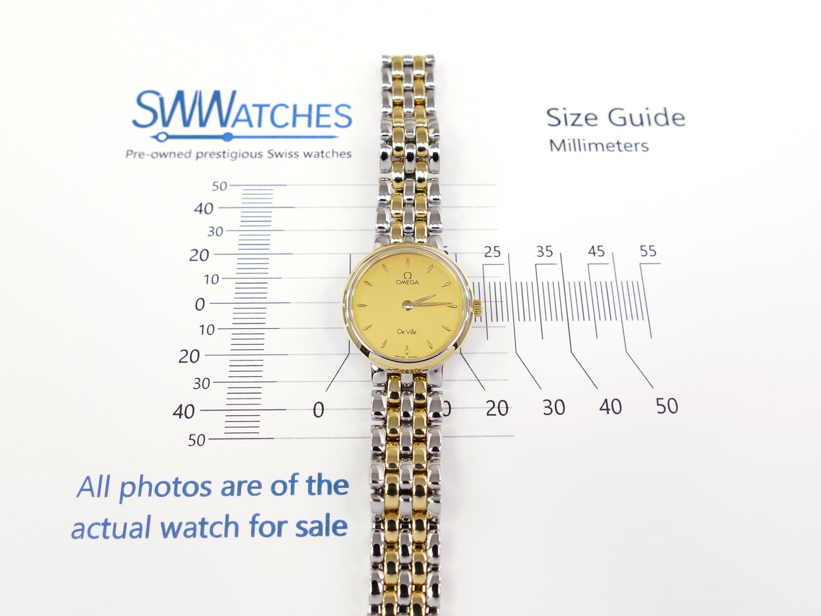 Omega De Ville Classic 7260.11.00 case size 23.5mm