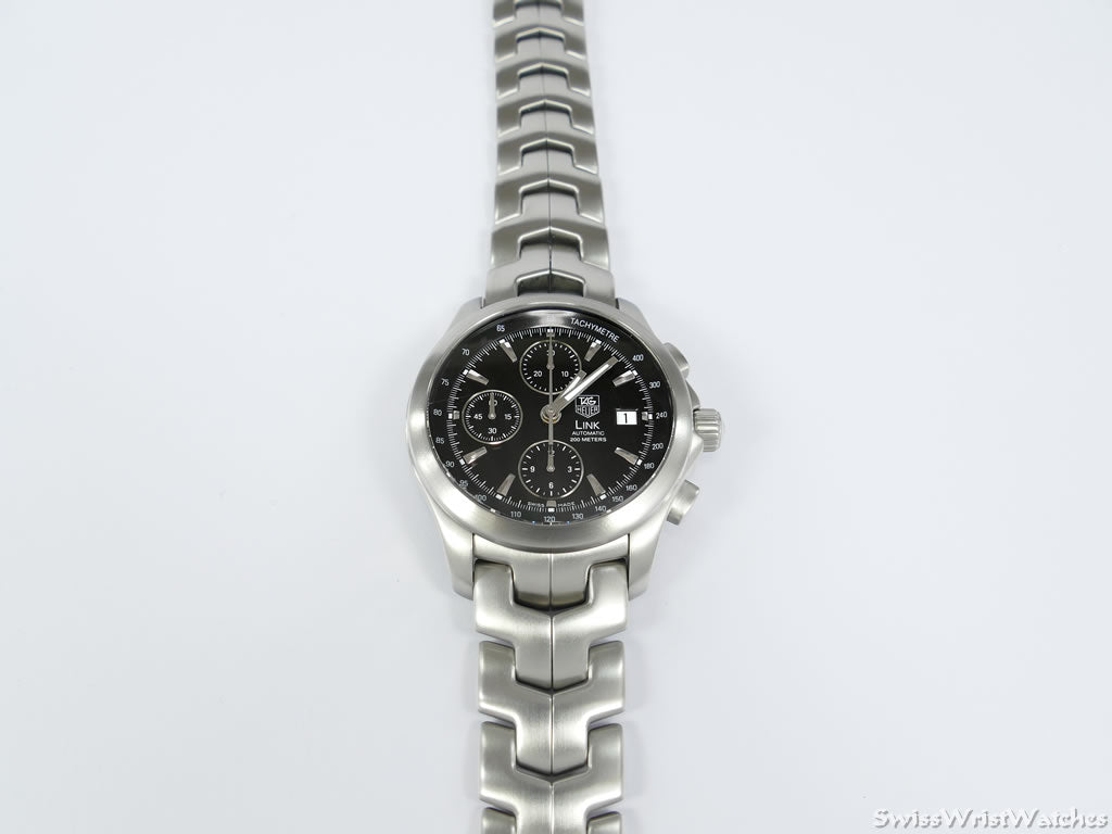 TAG Heuer Link Chronograph Black 42mm CJF2110 Automatic 200 M