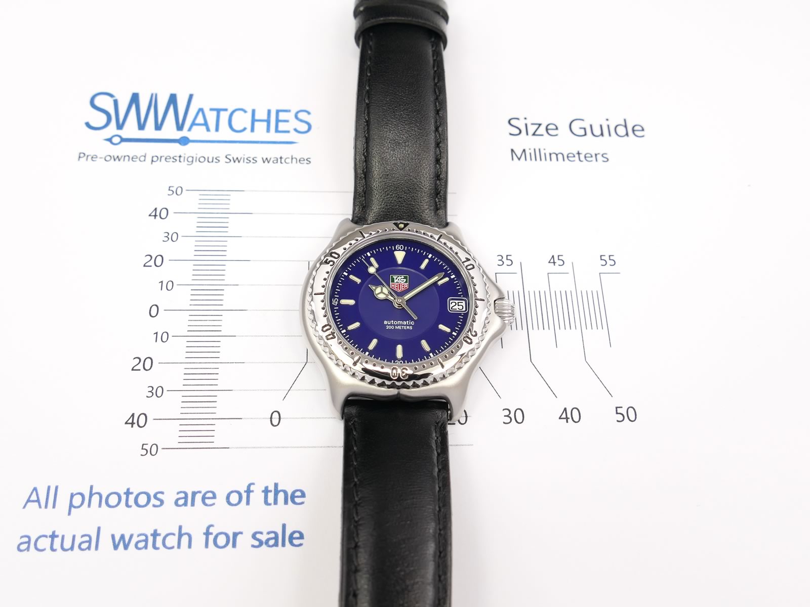 TAG Heuer SEL WI2211 case size 34mm unisex