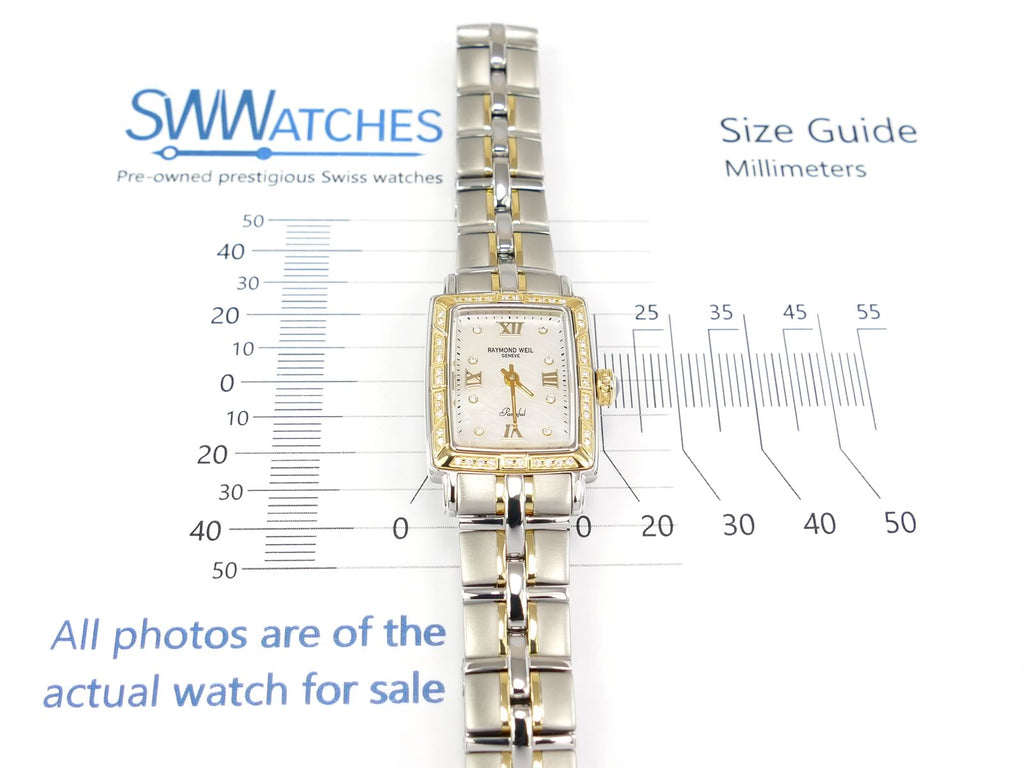 Raymond Weil Parsifal 9740-STS-00995 case size 21 x 32mm