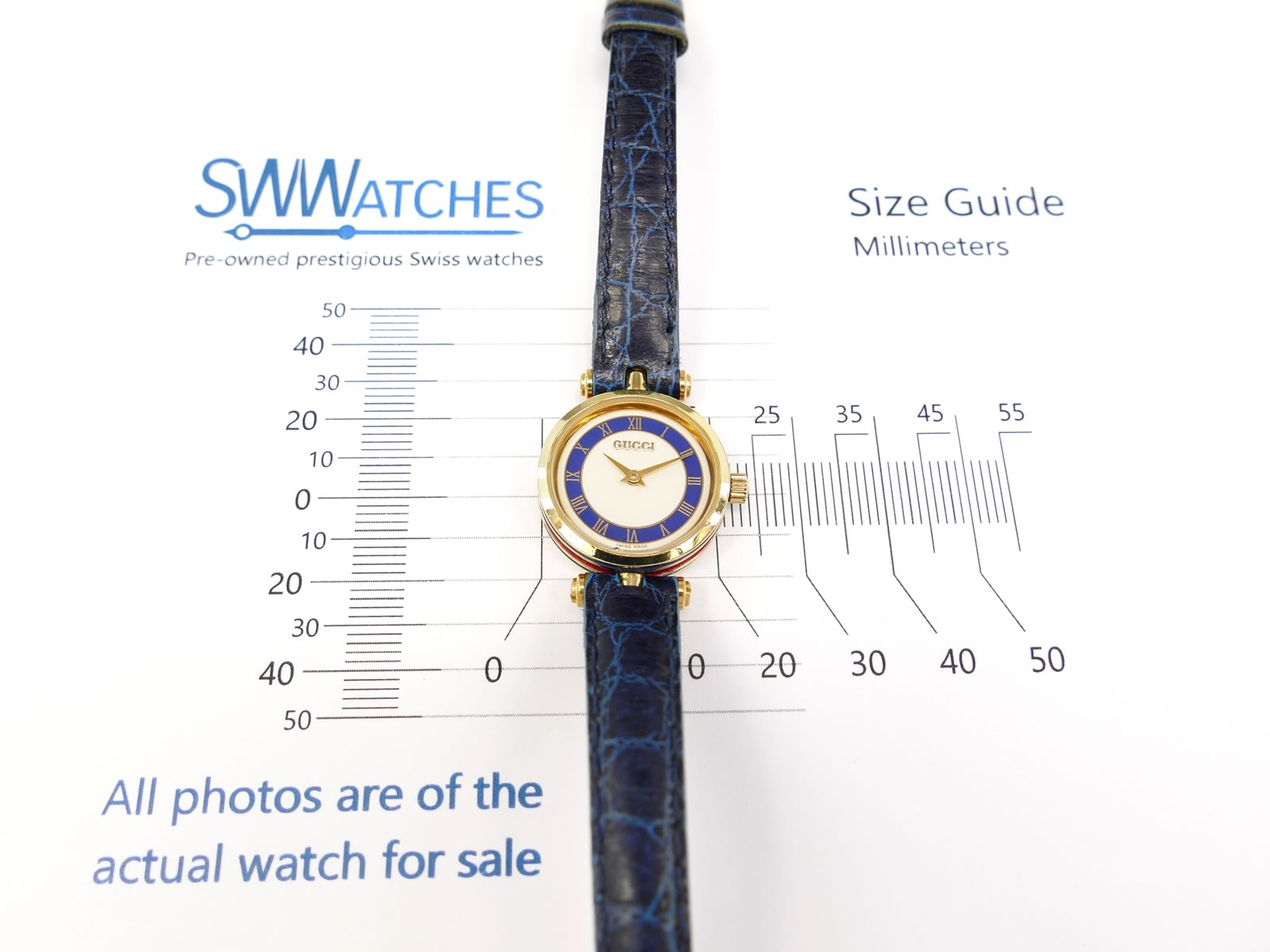 Gucci 2000L case size 21mm
