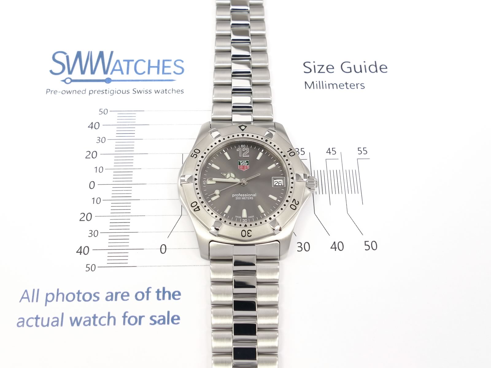 TAG Heuer 2000 Classic Full Size 38mm WK1115-1