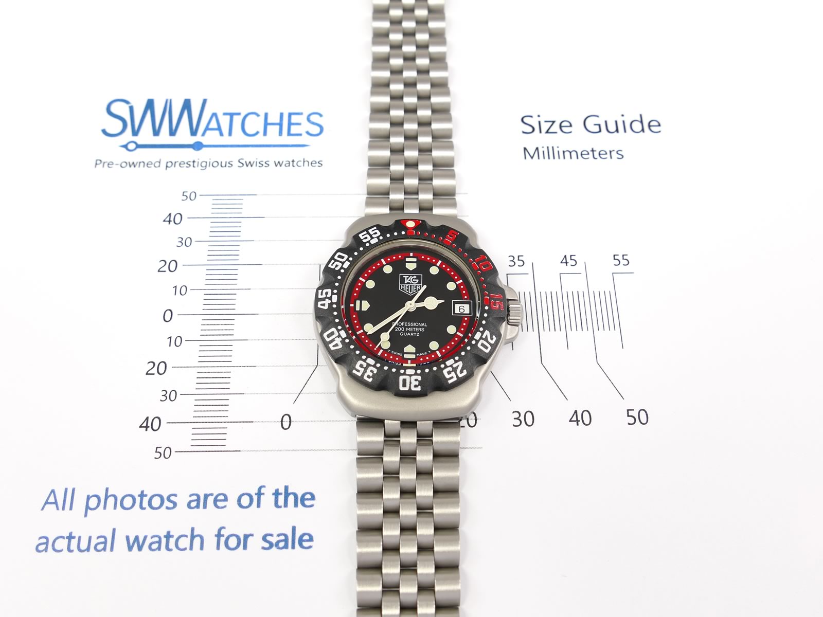 TAG Heuer Formula 1 WA1214 Mid size 35mm case size