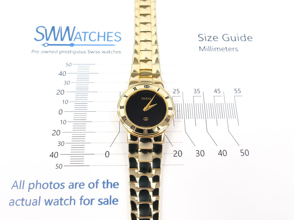 Gucci 3300L case size 25mm