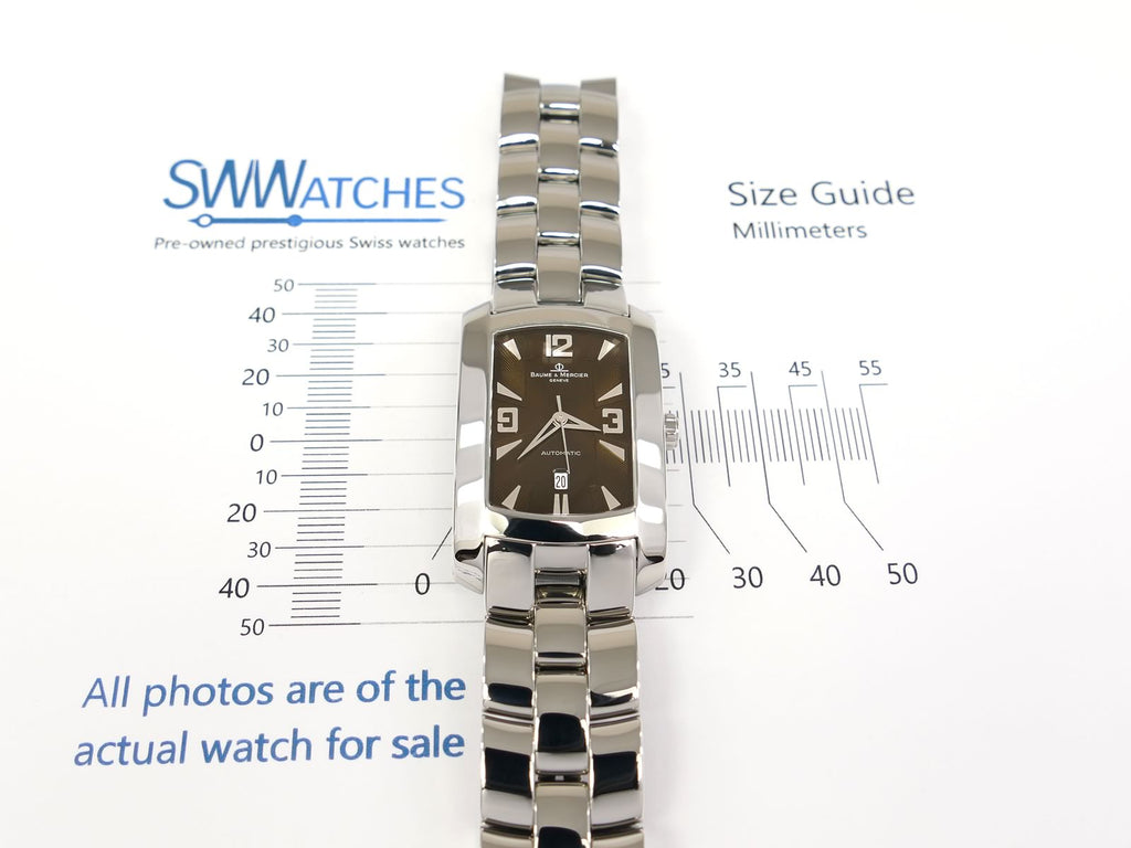 Baume & Mercier Hampton Milleis Brown Automatic 65308 Mid Size 26mm