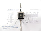 Gucci 1900L Black square case size 19 x 19mm