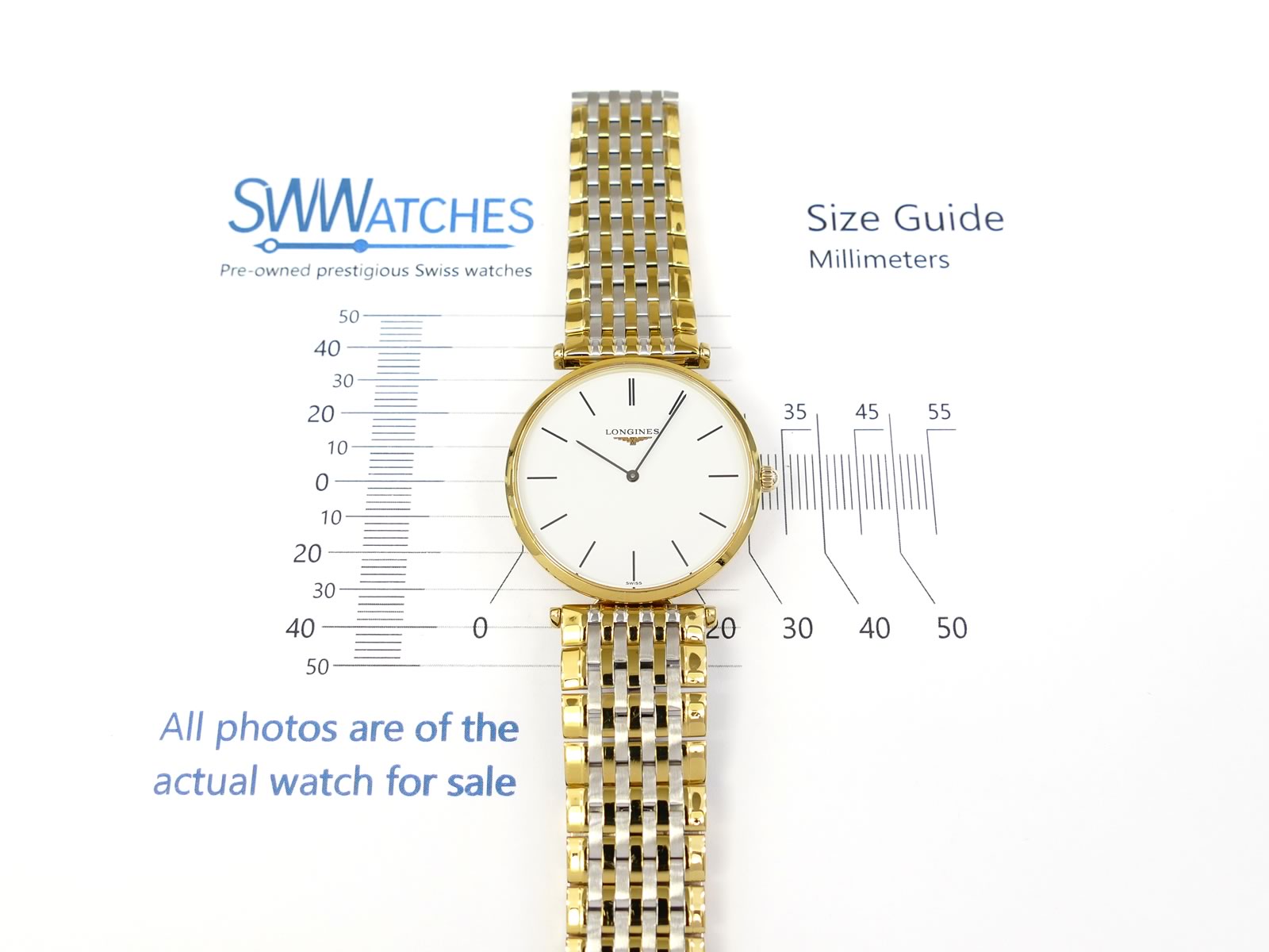 Longines La Grande Classique L4.709.2 case size 33mm