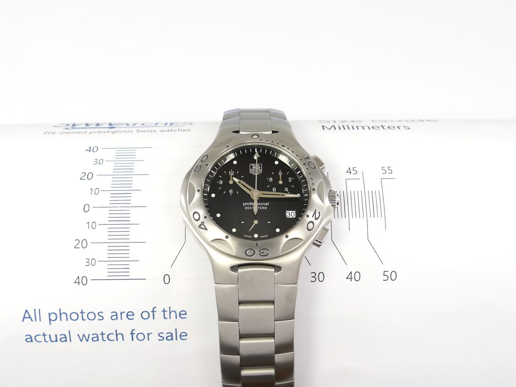 TAG Heuer Kirium Chronograph CL1110.BA0700 case size 39mm