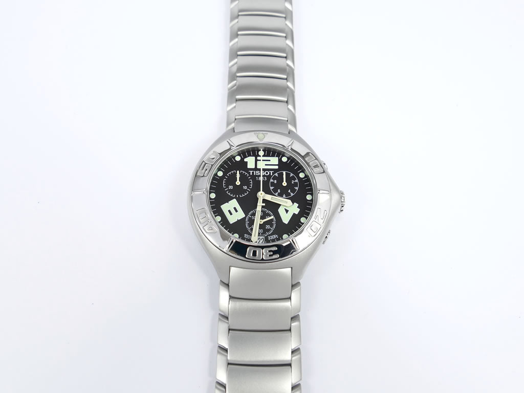 Tissot Sport Chronograph Black S462/562 Atollo Stainless Steel