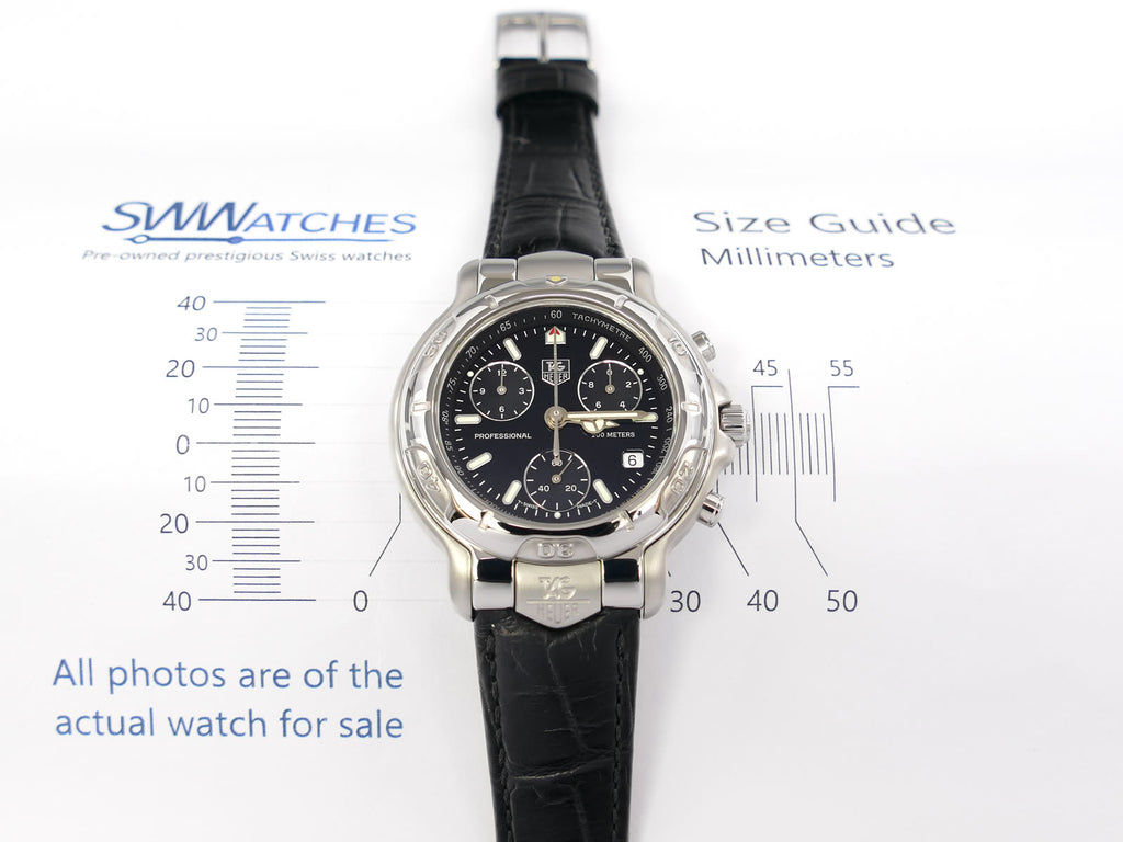TAG Heuer 6000 Chronograph case size 40mm CH1113-0