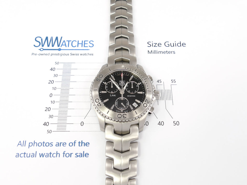 TAG Heuer Link CJ1110.BA0576 case size 42mm