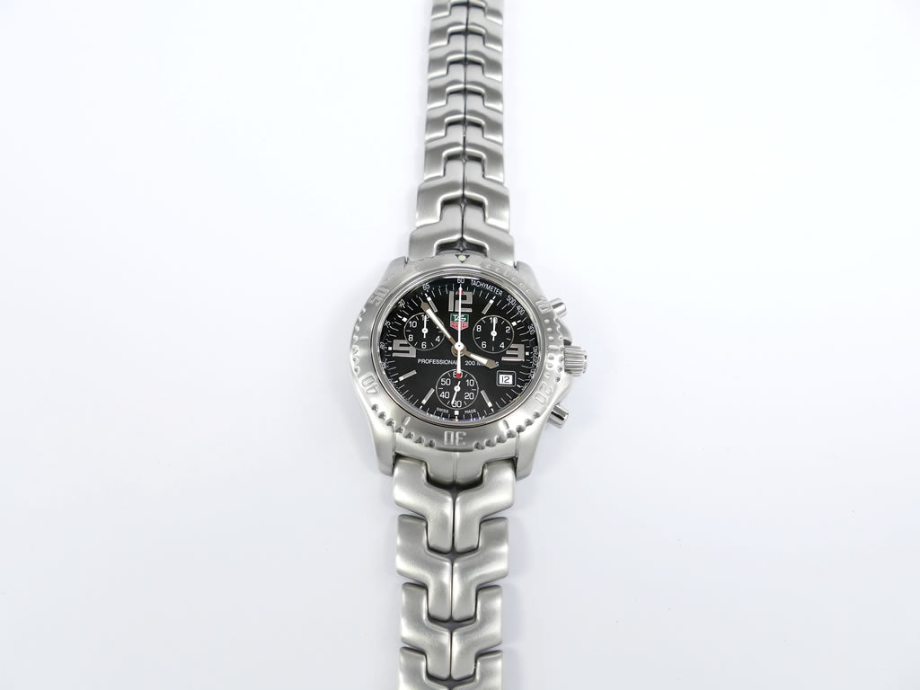 TAG Heuer Link Chronograph Jason Bourne CT1111.BA0550 Blak Dial Chrono Identity