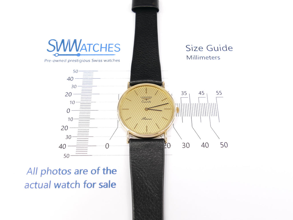 Longines Présence Men's 33mm case size 150.6799