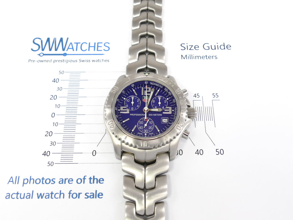 TAG Heuer Link CT1110.BA0550 case size 41mm