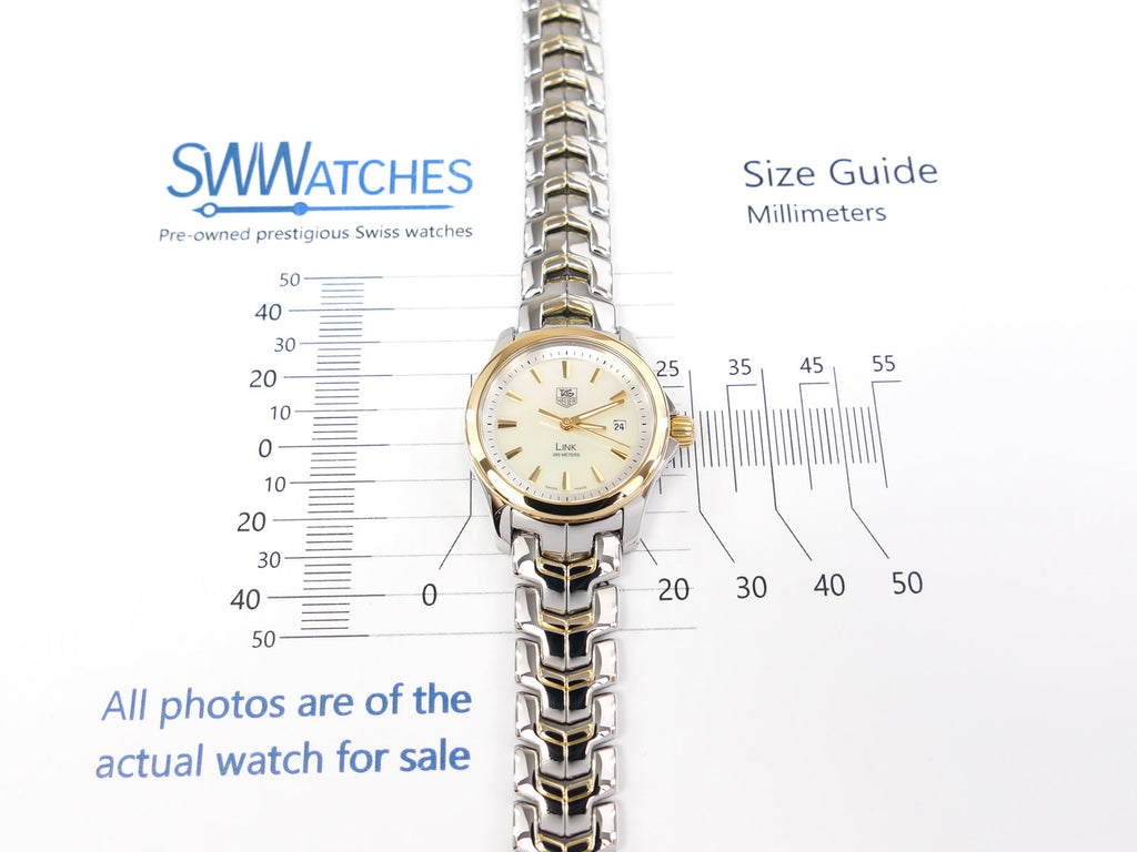 TAG Heuer Link Lady 27mm case size WJF1352