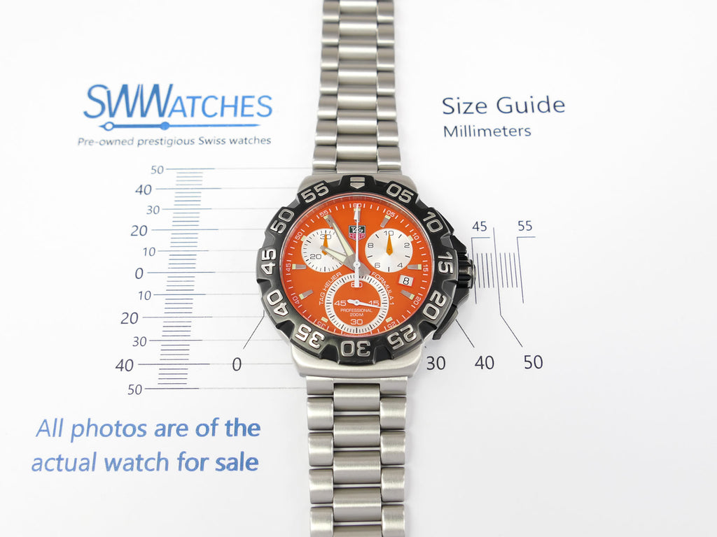 TAG Heuer Formula 1 CAH1113 case size 41mm