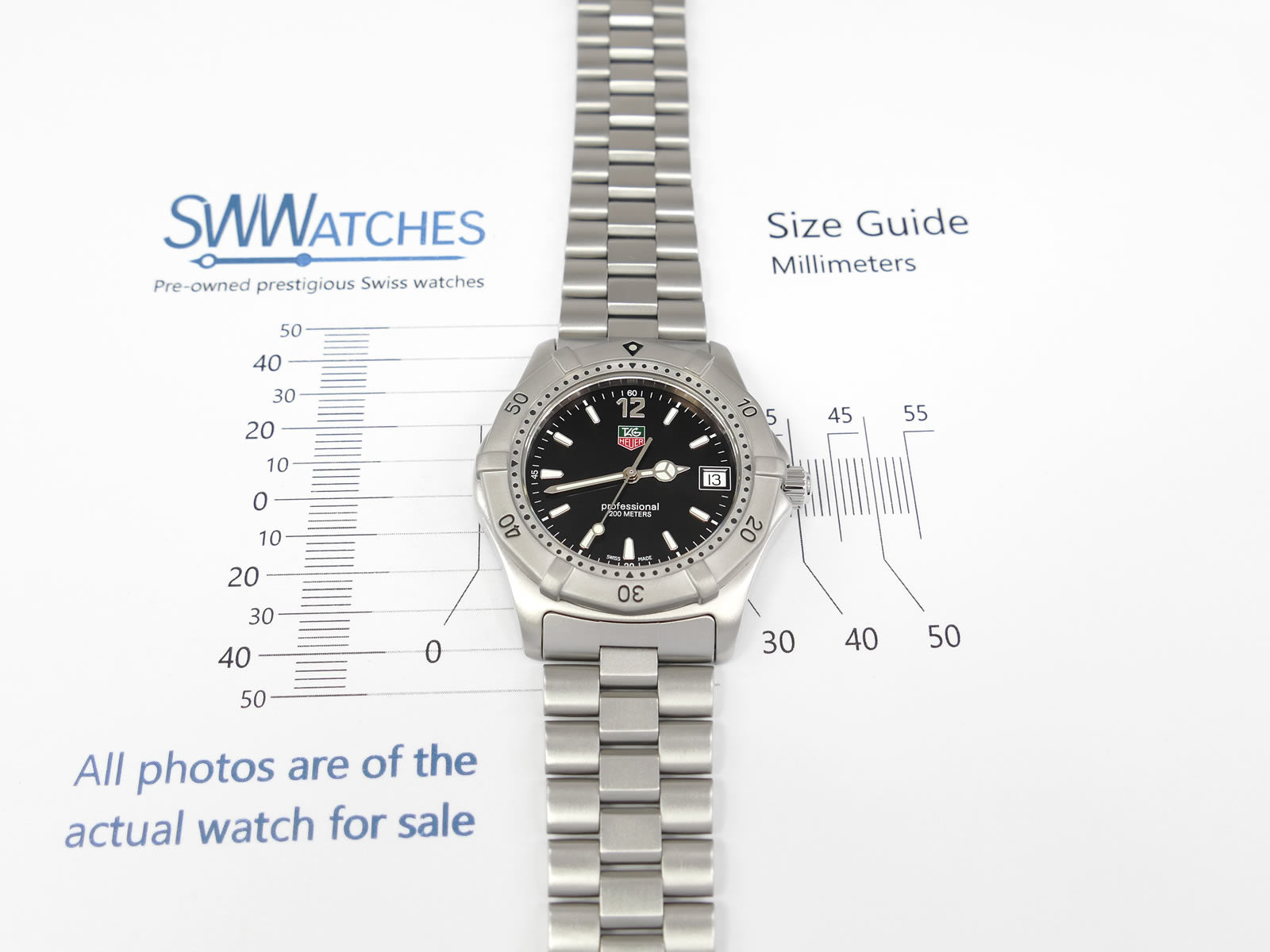 TAG Heuer 2000 Professional Classic WK1110-0 – SWWatches