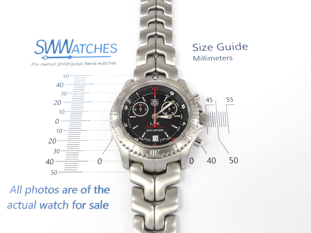 TAG Heuer Link Searacer case size 41mm CT1113.BA0550