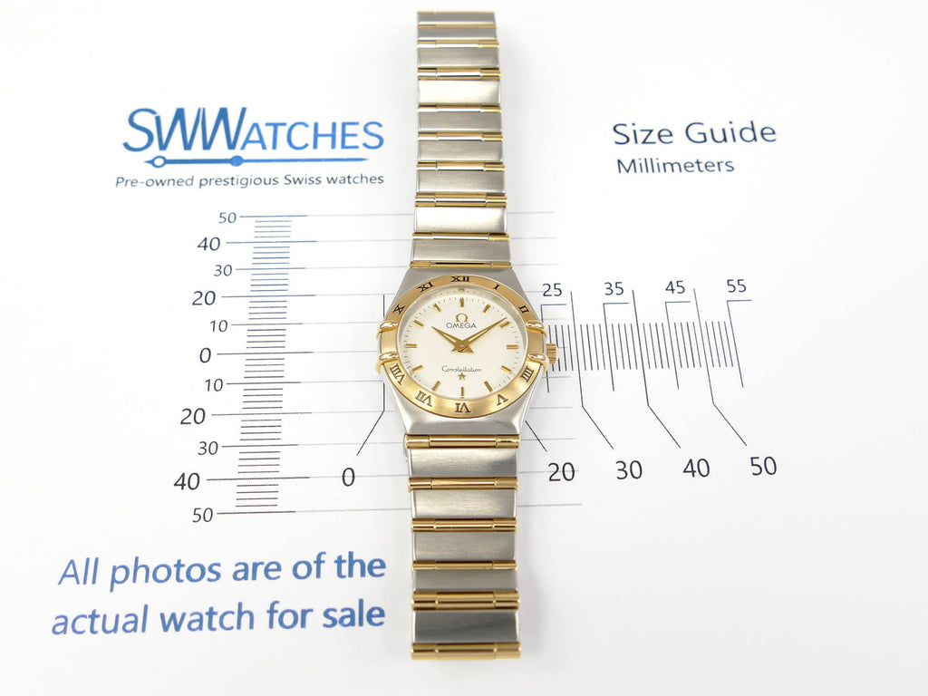 Omega Constellation '95 Silver 25.5mm case size 1272.30.00