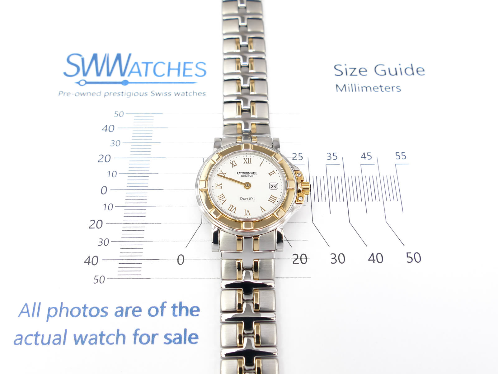 Raymond Weil Parsifal 9430 case size 26mm