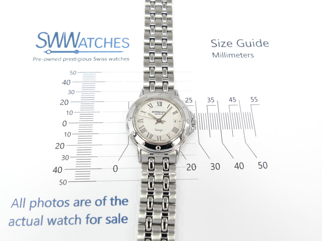 Raymond Weil Tango 5360 case size 27mm