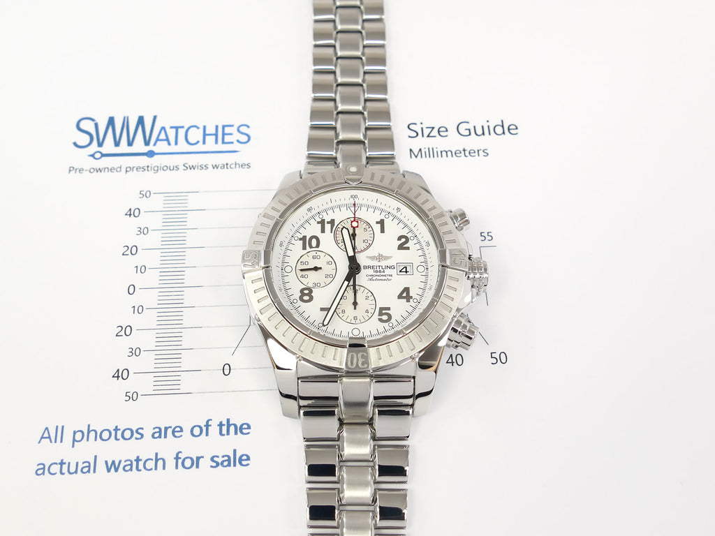 Breitling Super Avenger A13370 case size 48mm