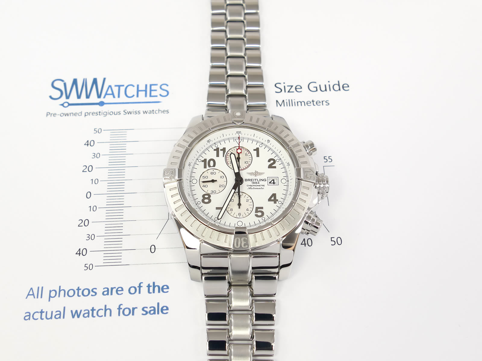Breitling Super Avenger A13370 case size 48mm