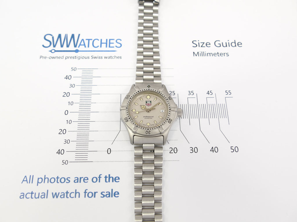 TAG Heuer 2000 WE1411-R case size 28mm