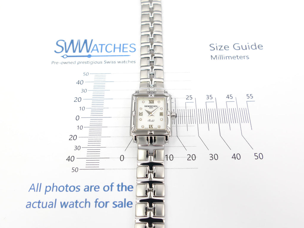 Raymond Weil Parsifal 9631 case size 18 x 22mm
