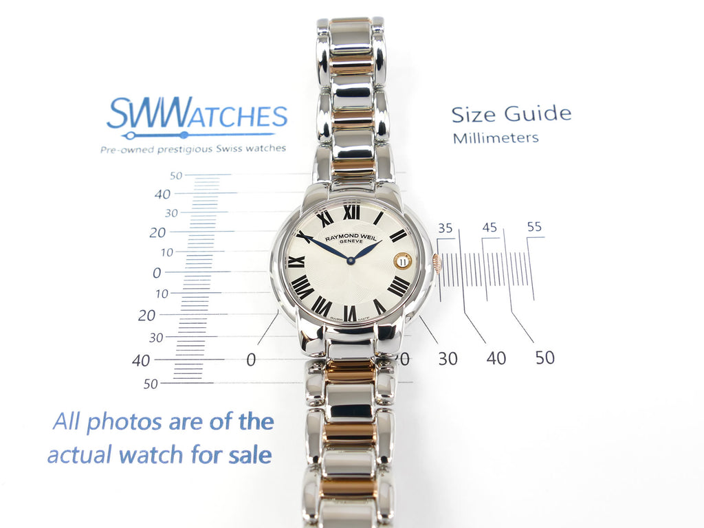 Raymond Weil Jasmine 5235 case size 35mm